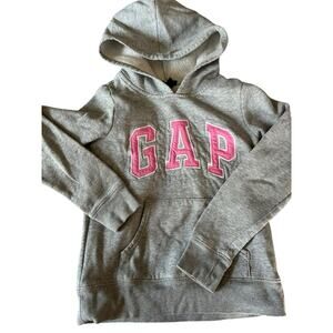 Gap Grey and Pink Hoodie size 8-9